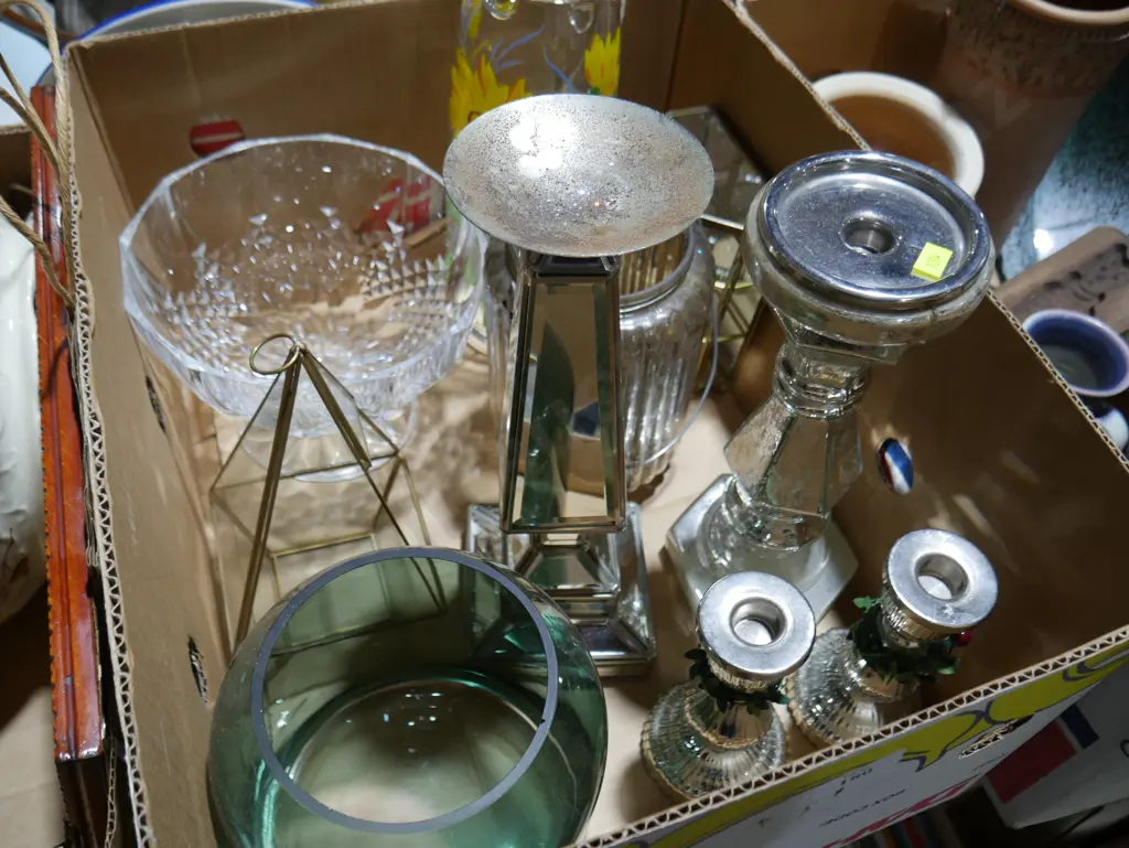 Glassware, candlesticks etc Image 1++