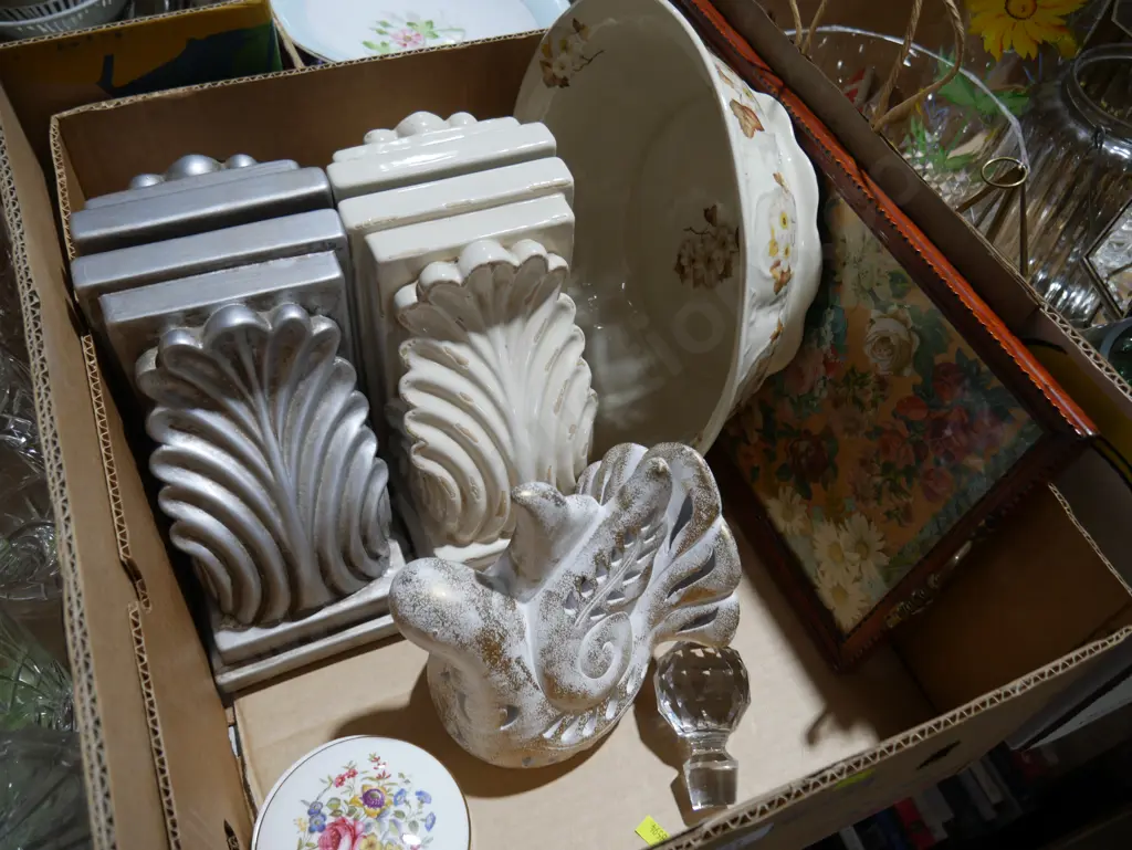 Bookends, bowl etc Image 1++