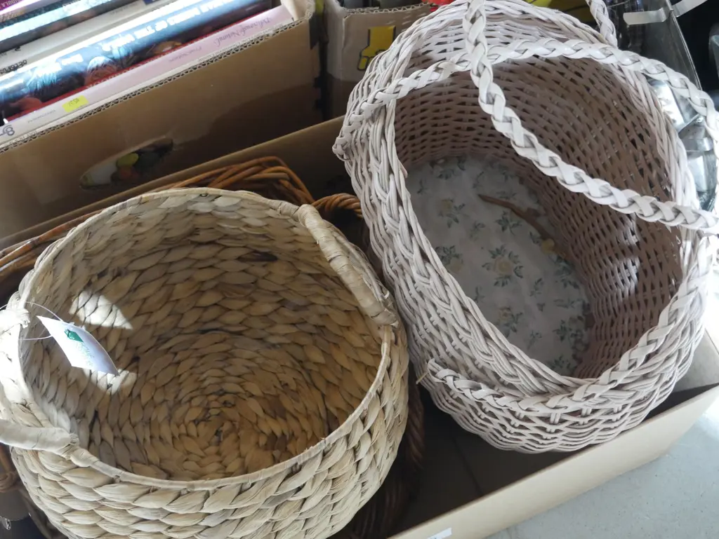 Cane baskets etc Image 1++