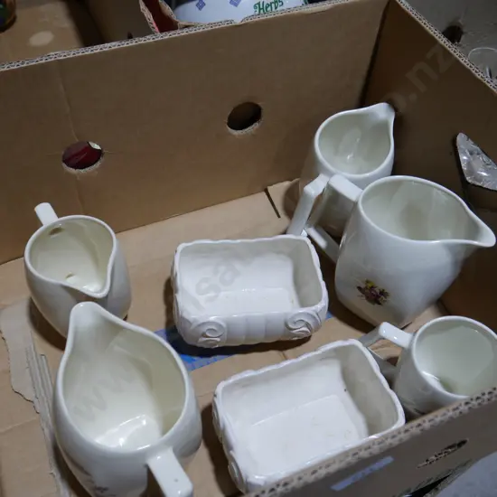 Milk jugs etc