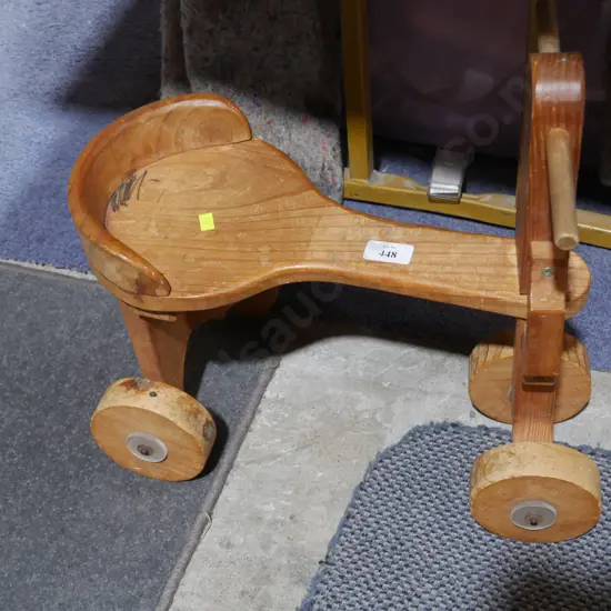 Wooden kids bike