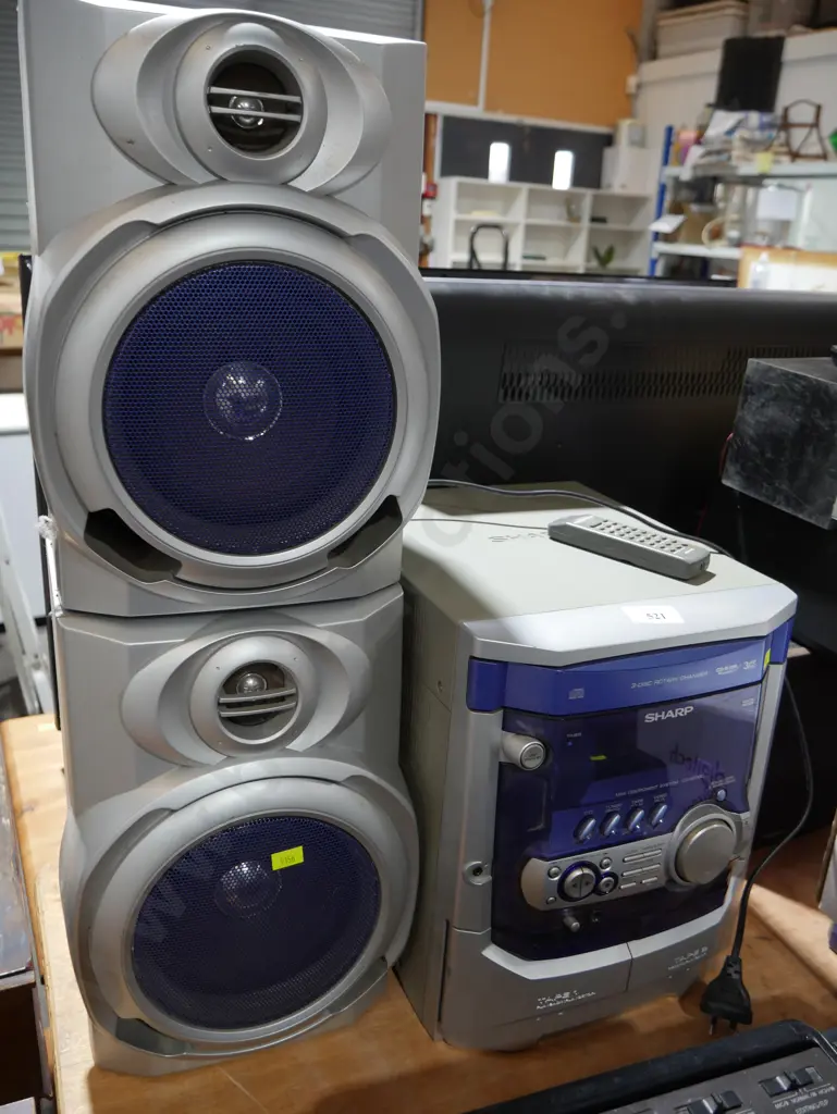 Sharp stereo system Image 1++