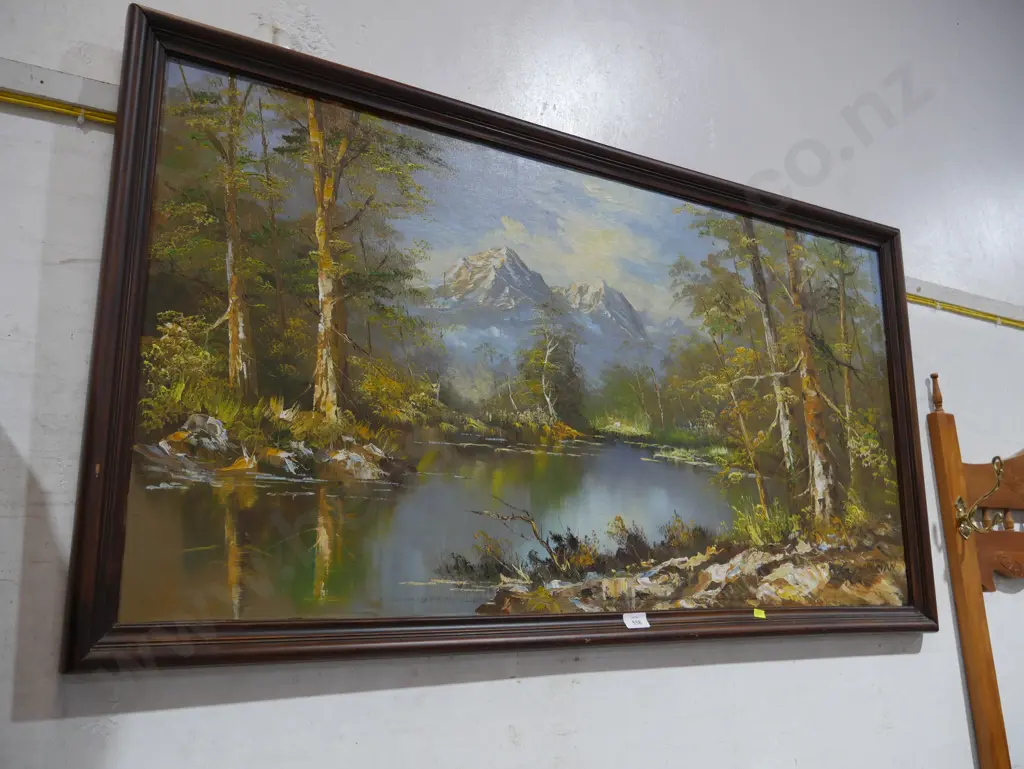 Large framed oil Image 1++