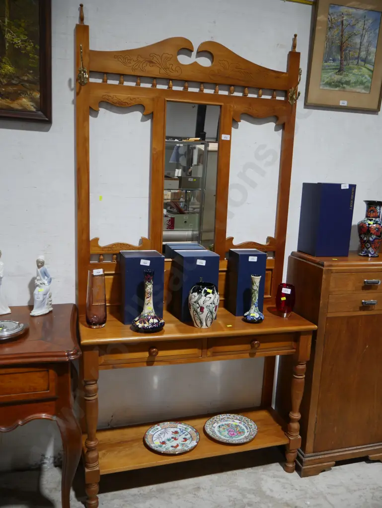 Mirror back hall stand Image 1++