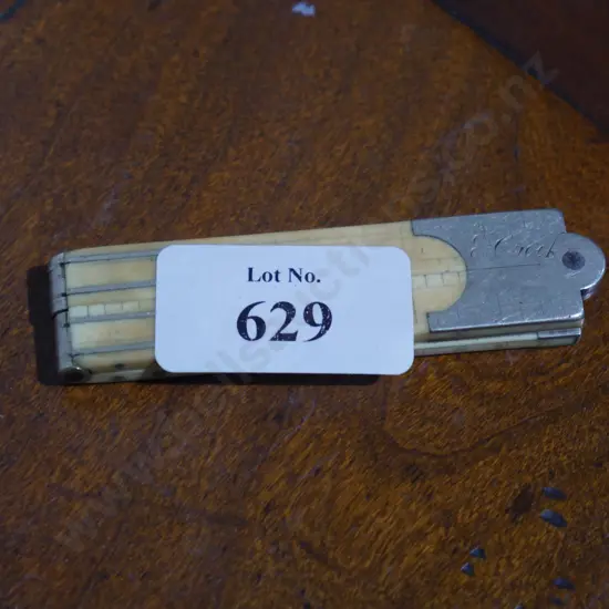 1 foot ivory ruler