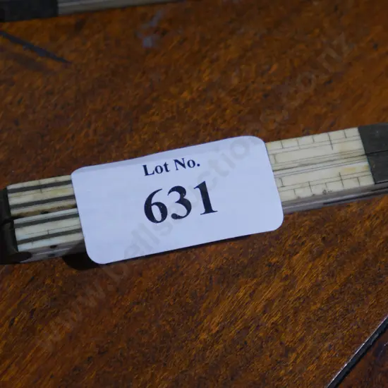 1 foot ivory ruler