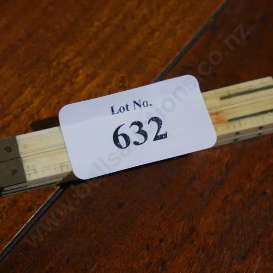 1 foot ivory ruler