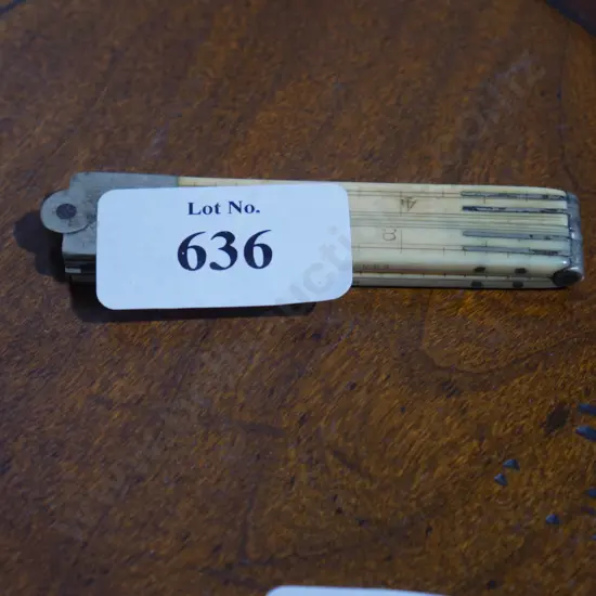 1 foot ivory ruler