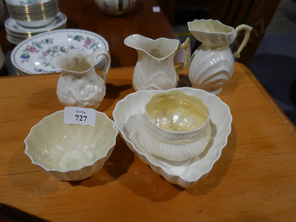 Belleek jugs and dishes Image 1++