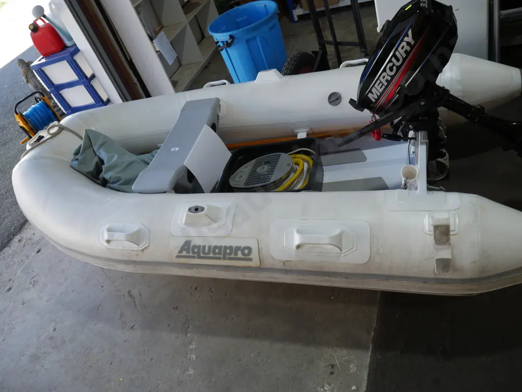 Aquapro Inflatable boat with Mercury outboard motor Image 1++