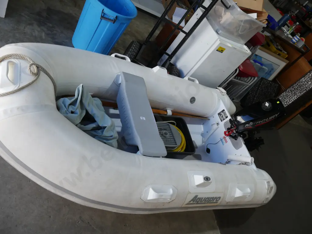 Aquapro Inflatable boat with Mercury outboard motor Image 1++