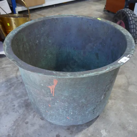 Copper log bin