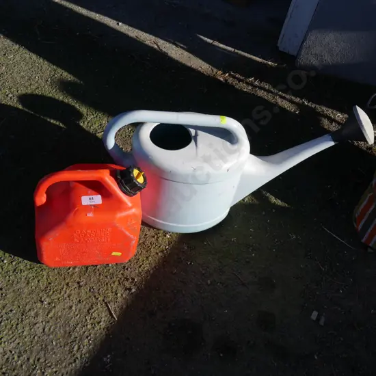 Water and petrol cans