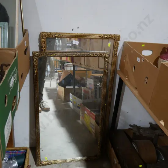 Gilt frame mirrors