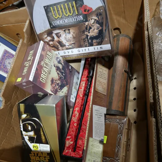 DVD sets, magic wand etc