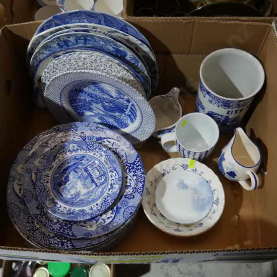 Blue and white china