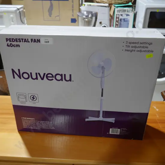 Nouveau pedestal fan