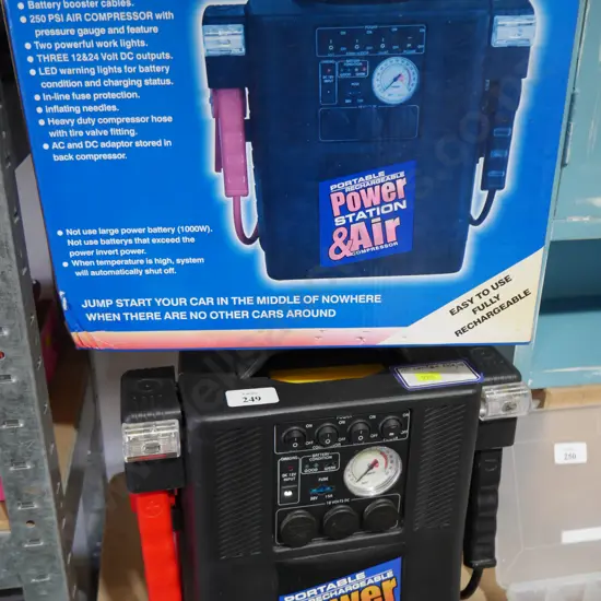 Portable power and air station