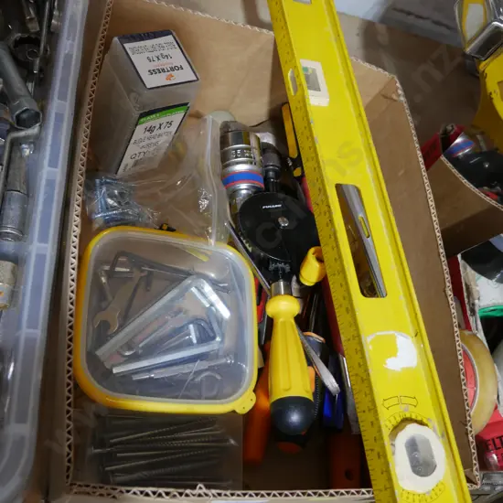 Assorted workshop tools etc