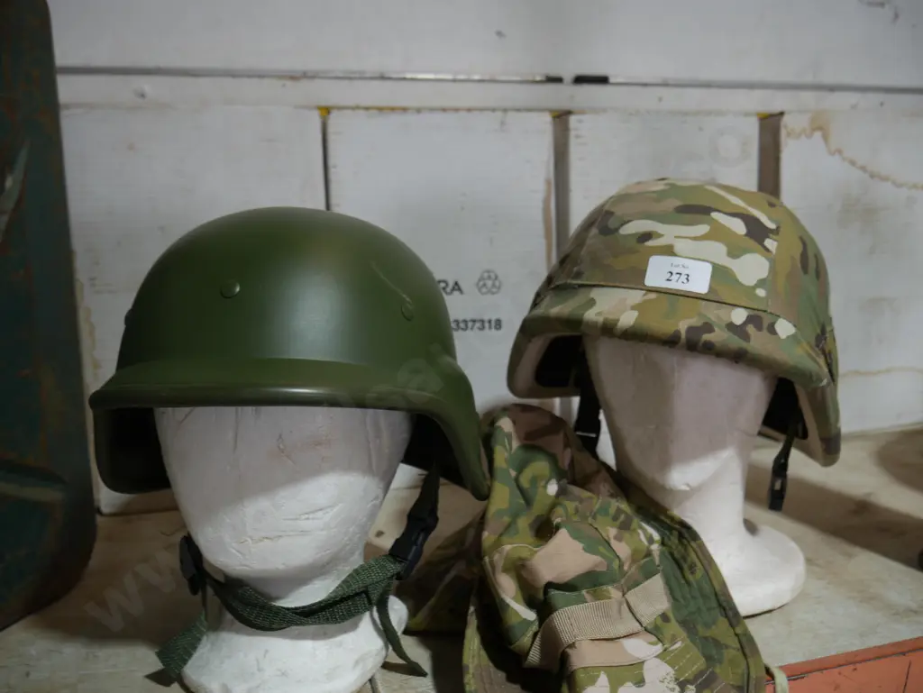2 military helmets Image 1++