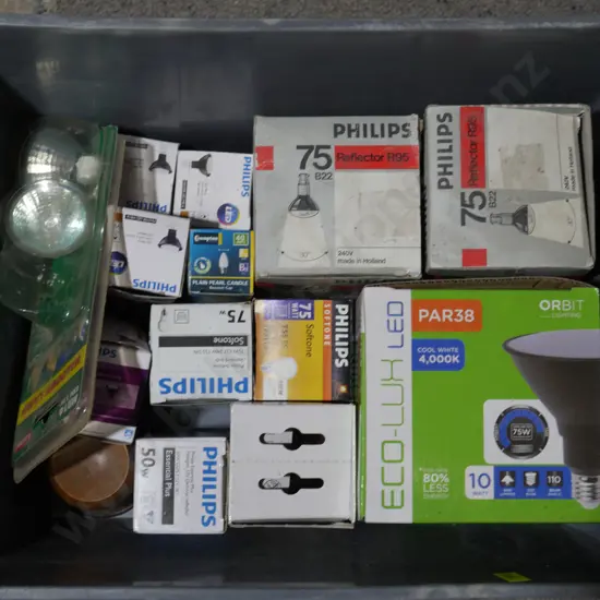 Assorted light bulbs