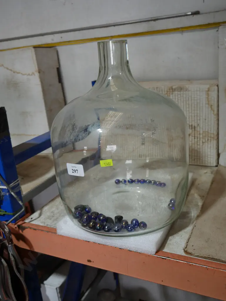 Glass bottle and marbles Image 1++