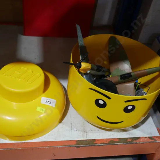 Lego storage head etc