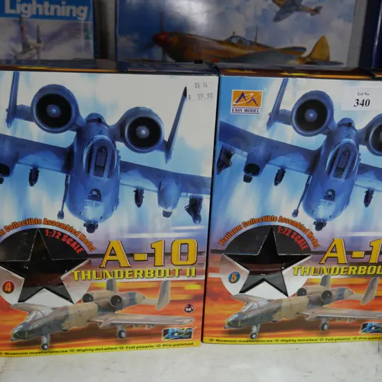 Two model A-10 Thunderbolt