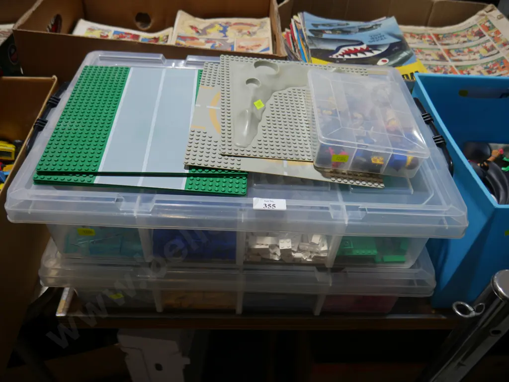 Two containers of assorted Lego Image 1++