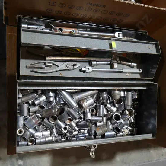 Tool box, sockets