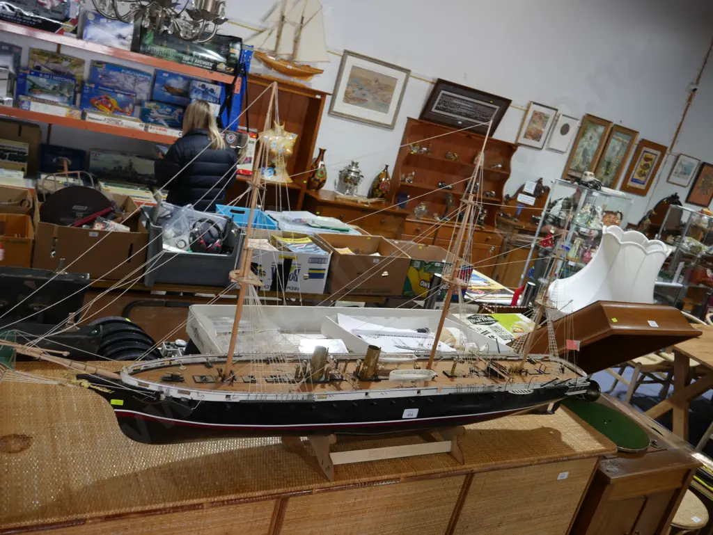 HMS Warrior model and box Image 1++