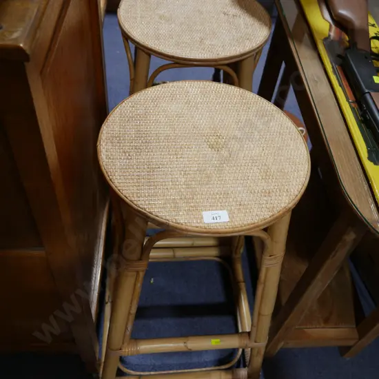 Bamboo bar stools