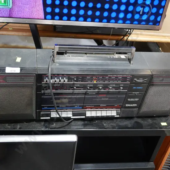 Sharp portable stereo