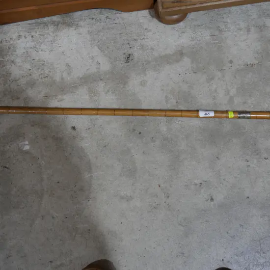 Walking stick with silver