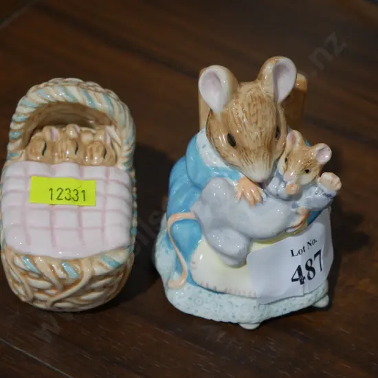 2 Peter rabbit ornaments