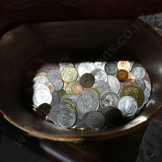 Assorted coins