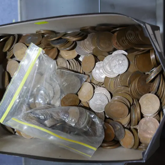 Assorted pennies