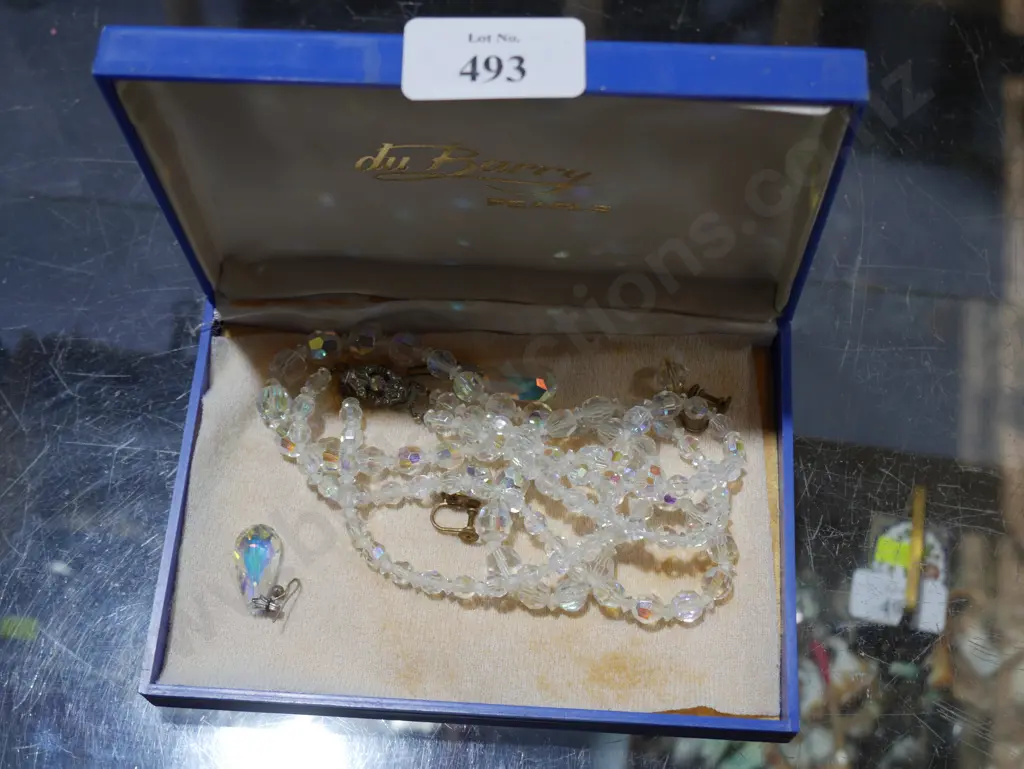 Crystal necklace and earrings Image 1++