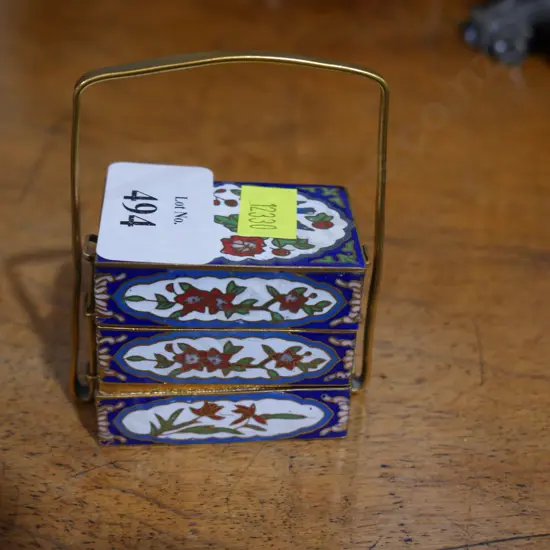 Enamel trinket box