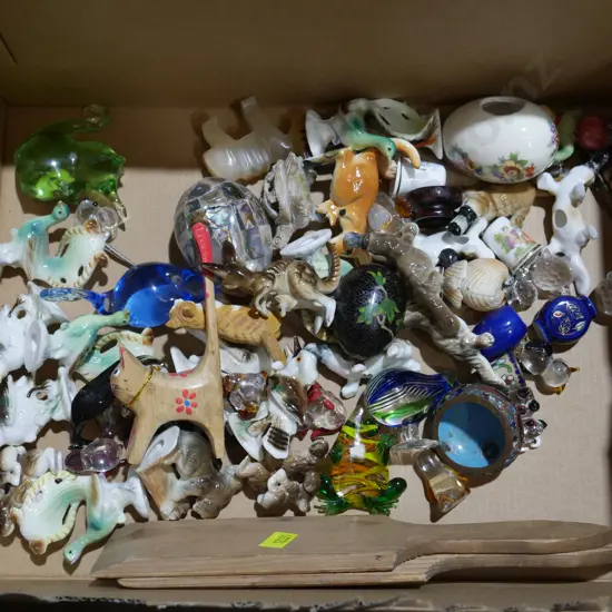 Assorted animal ornaments etc