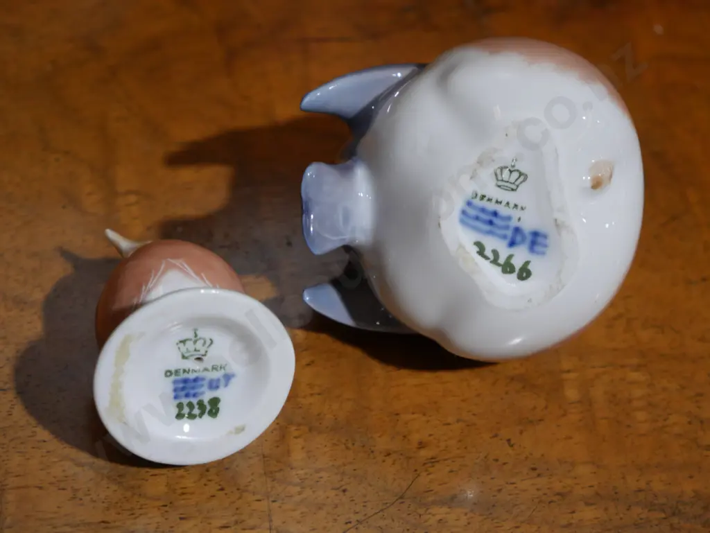 2 Royal Copenhagen bird figures Image 1++