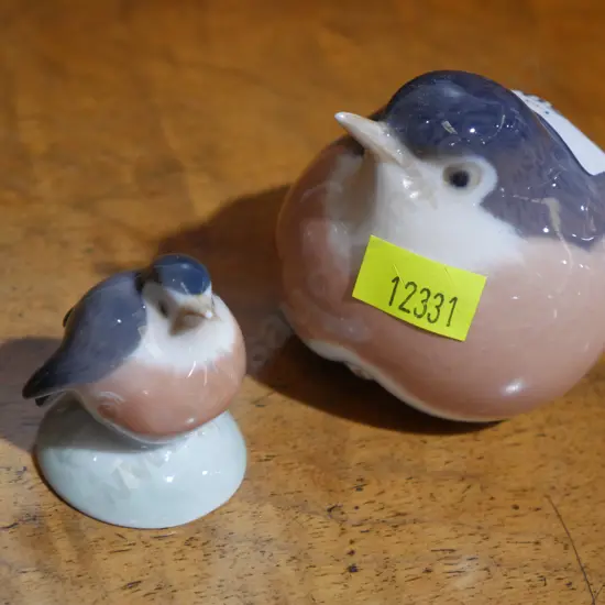 2 Royal Copenhagen bird figures