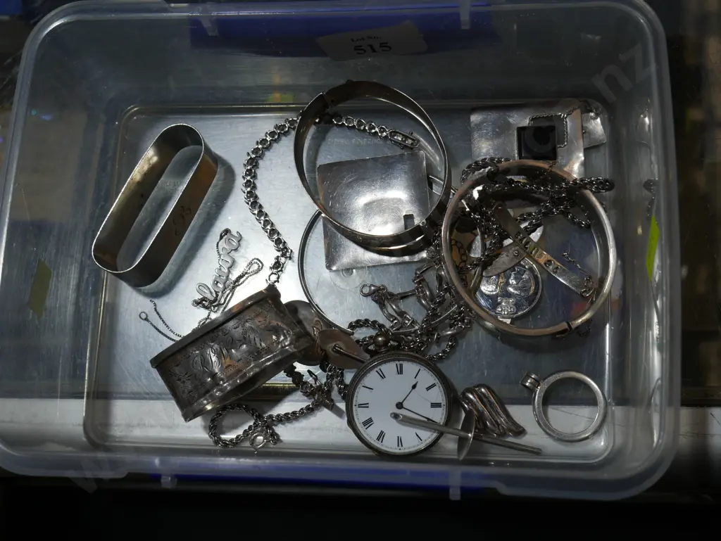 Assorted silver jewellery etc some Sterling Image 1++