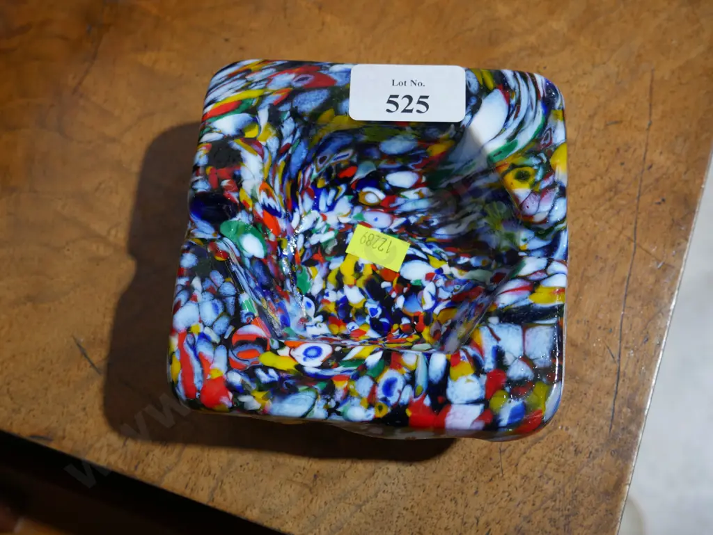 Heavy end of the day glass ashtray Image 1++