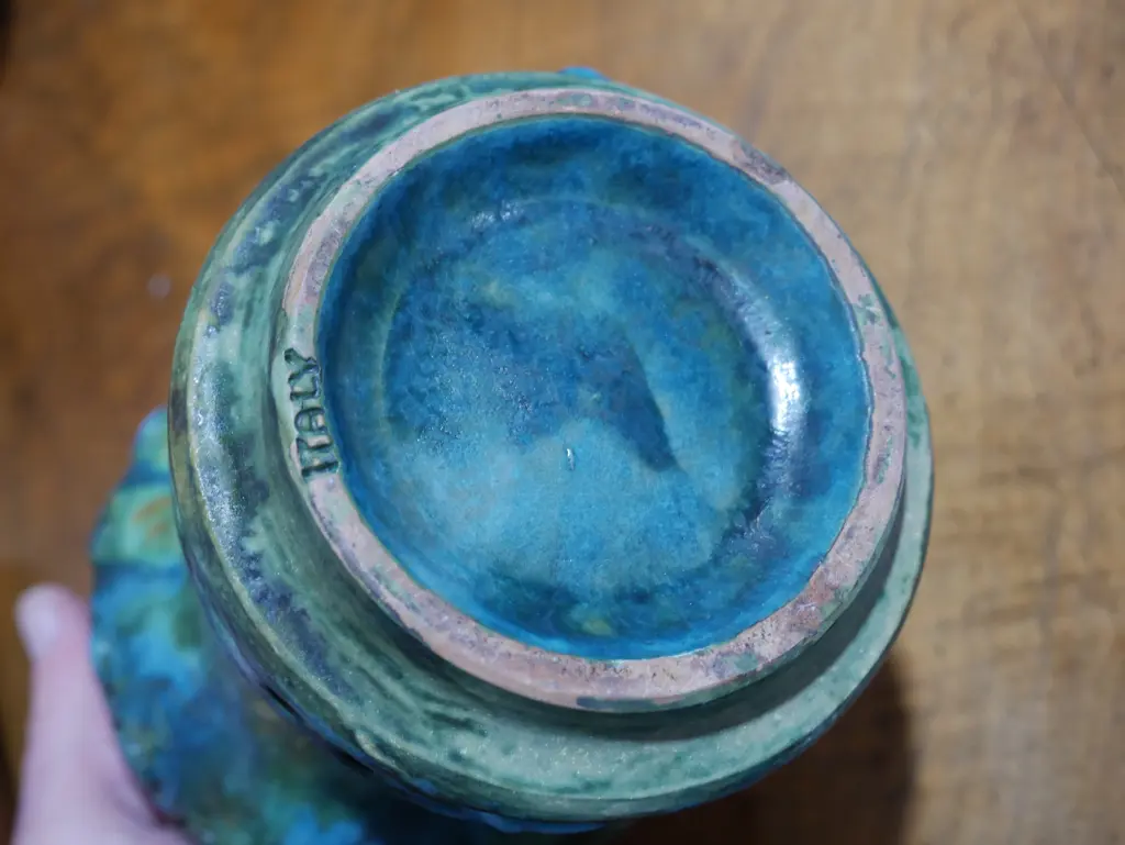 Mid century Italian pottery vase Image 1++