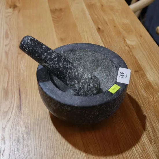 Mortar and pestle