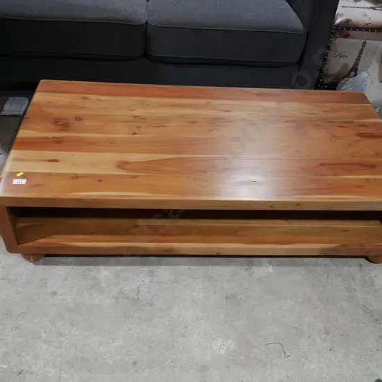 Solid wood coffee table