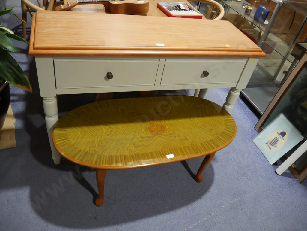 2 drawer console table Image 1++
