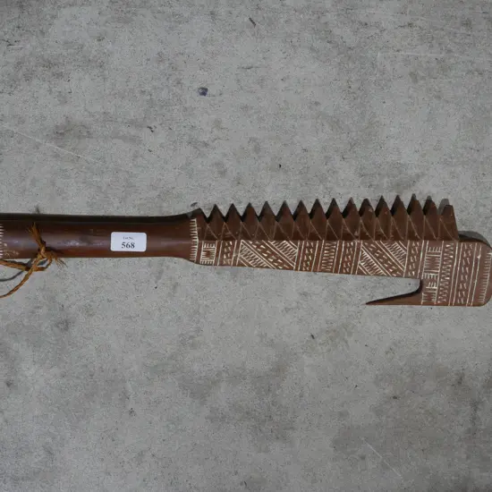 Carved weapon