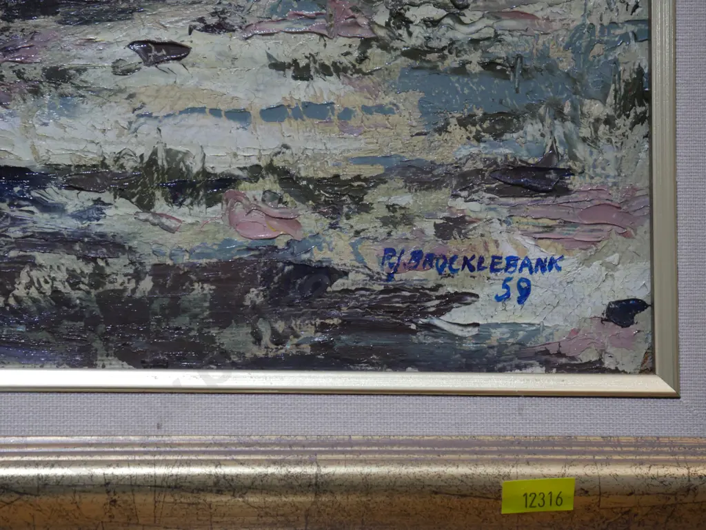Oil painting by R Brocklebank Image 1++